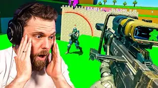 IMPOSSIBLE 1 vs 23 Sniper Game on a CUSTOM Halo Map!