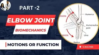 Elbow joint biomechanics ll function of Elbow joint biomechanics ll Motions of Elbow joint