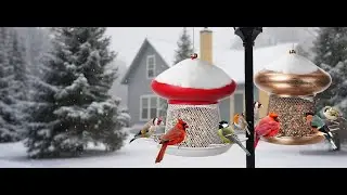 Full Metal Mushroom Bird Feeder