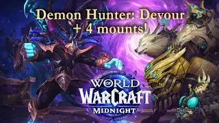 Demon Hunter Devourer in World of Warcraft: Midnight | Turbulent Timeways Event + 4 Mounts!