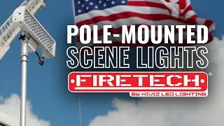FireTech Pole-Mounted Scene Lights | TEEX Show 2022