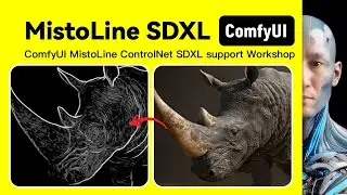 Поддержка ComfyUI MistoLine ControlNet SDXL Workshop Загрузка и установка Учебное пособие