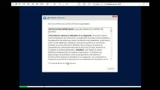Installation de Windows Server 2019 GUI (avec experience utilisateur)
