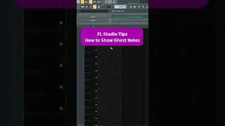 How to Show Ghost Notes / Ghost Channels / FL Studio Tips #Shorts