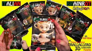 Bustine 🇮🇹TRALLALLERO🇮🇹 ITALIAN BRAINROT Personaggi 3D Collection SBABAM #brainrot #unboxing #asmr