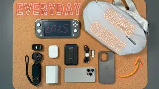 My 2025 Everyday Sling Carry: Inateck Slingbag EDC ✅