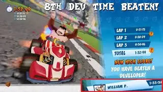CTR Nitro-Fueled - 8th Dev Time beaten (William P.) - Turbo Track