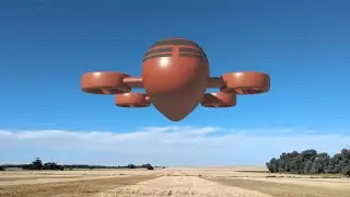Toppat airship in real life - 3D camera tracking