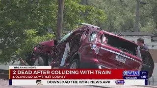 Two women killed in Somerset County train, SUV crash at crossing