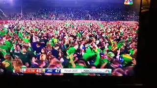 Notre Dame fan steals phone, what a B####