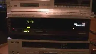 1980's Sharp VCR and JVC color TV - part 1