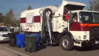 Burrtec FF Gomez ASL Collecting Recycle