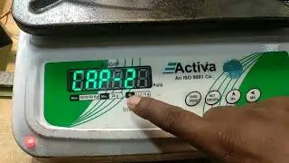 Activa Weight Machine Calibration and Capacity Settings @rbweighingsolution