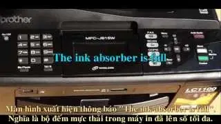 Reset Ink Absorber is Full Brother MFC-J615W