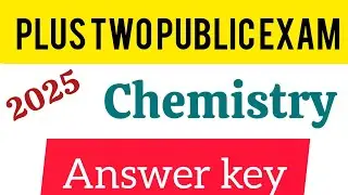 plus two public exam 2025 chemistry answer key|chemistry answer key 2025|#answer #plustwo #answerkey