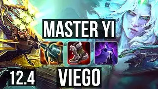 MASTER YI vs VIEGO (JNG) (DEFEAT) | Rank 2 Yi, 600+ games, Dominating | KR Grandmaster | 12.4