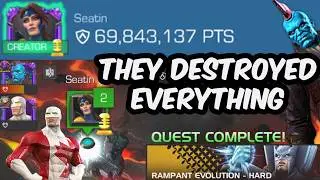 Guardian & Yondu are CHEAT CODES in Alliance Quest Rampant Evolution - Marvel Contest of Champions