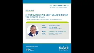 SWAM Webinar on Retirement Planning