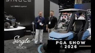 Golfers REACT to Single Rider Golf Cart at PGA Show .USA Golf . Match Play Tv