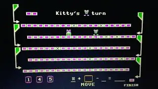 Path Tactics AI Contestant vs. Hello Kitty Math Maze Game (Addition/Subtraction Episode 4-685)