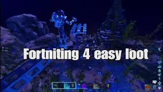 Building into bases 4 free loot #ark #official #SmallTribes #pvp