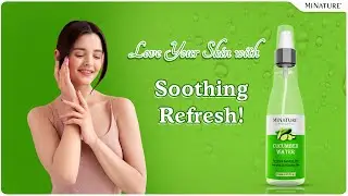 Pore Cleansing Cucumber Water Face Mist | Cucumber Facial Toner | MINATURE