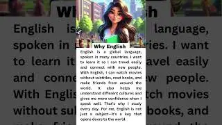 Intermediate English practice | Why English?  #shorts #english   #redditstories