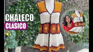 Cómo tejer un Chaleco DESIGUAL 💛​A Gancho o Crochet | Muy Fácil y Rápido | Yo Tejo con Laura Cepeda