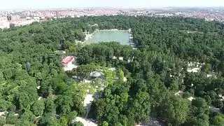 Buen Retiro Park and Lake in Madrid Spain 1