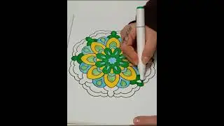 Color Mandala Relax 💖 color with me😘 Please subscribe to Channel 