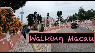 Walking Macau Streets [4K] Estrada de Santa Sancha 西望洋眺望台街