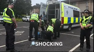 SHOCKING Arrests at Community Demonstration! Non-Locals Call Residents Racists & Flee by Train