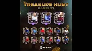 FIFA mobile Treasure hunt cards