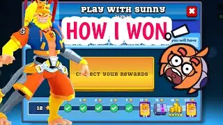 How I Won Frag Pro Shooter Sunny Event | Frag Pro Shooter Sunny Event Gameplay🐵👑Free Win Sunny #FRAG