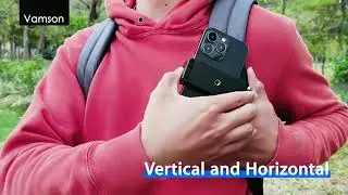 Vamson Backpack Clip Camera for Insta360 GoPro | Rotate Shoulder Belt Mount Accessories - Buy now