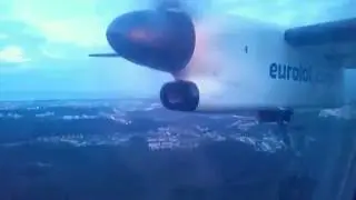 LOT Polish Airlines - Bombardier Q400 landing in Gdansk