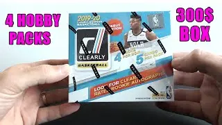 2019-20 Panini Clearly Donruss Basketball Hobby Box Break/Review (300$ for 20 Cards!)