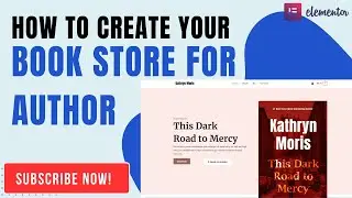 How to Create Book Store for Authors with Elementor | Easy & Free Tutorial!