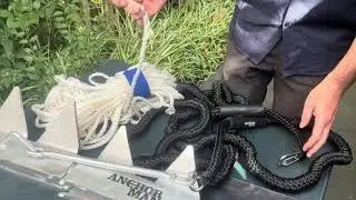 Boat Box Anchor Kit, Box Anchor + Dock Line + Storage Bag + Anchor Line + Rope Wrap / 19lb/25lb Kit