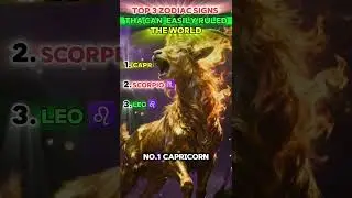 Top 3 zodiac signs That can easily rule the world #zodiacsign #tiktok #Top 3