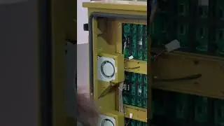 LED Pole Screen Turbo Centrifugal Fan Installation#ledscreen