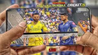 How To Play Cricket 26 On Mobile || Best Cricket Game For Mobile Realistic Graphics #cricket26