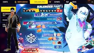Winter Lands Dream Space Calendar Free Rewards And Arrival Animation Free Fire Max #garenafreefire