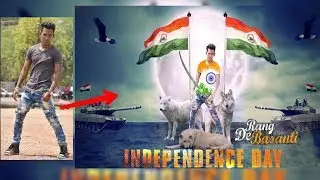 Independence Day special | Movie Poster Editing | PicsArt Editing Tutorial | 15 August Special