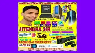Create mark sheet format & using any types of formula by - jitendra sir