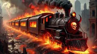 HELL TRAIN &ndash; A Demonic Engine Roaring Through the Apocalypse 🔥🚂💀 AI Animation