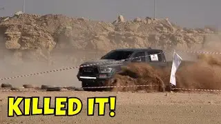 2019 Ram 1500 Rebel 12 Destroys Off Road Track | Hemi Festival Saudi Arabia