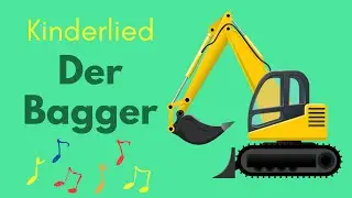 🎶&bdquo;Der gelbe Bagger&ldquo; &ndash;Kinderlied zum Mitsingen und Bewegen! 🎵🤗#kinderlieder #kindermusik #musik #fyp