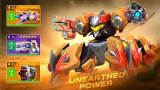 New UNEARTHED POWER - Parasite with Howler 12, Quantum Gun 12, Strike Rocket 12 - Mech Arena