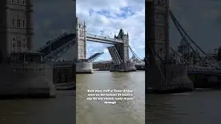 Did you know London's Tower Bridge opens around 800 times a year?